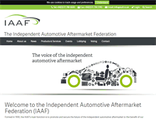 Tablet Screenshot of iaaf.co.uk