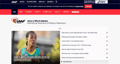 Desktop Screenshot of iaaf.org